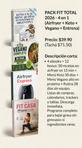 Come Rico, Baja Grasa y Entrena en 20 Min Sin Salir de Casa. PACK FIT TOTAL